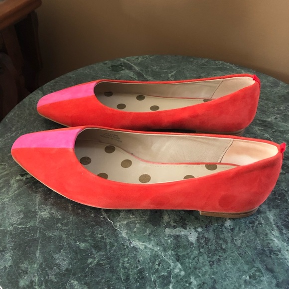 Boden red and pink flats 38 - Picture 2 of 5